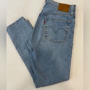 Levi straight high rise jeans